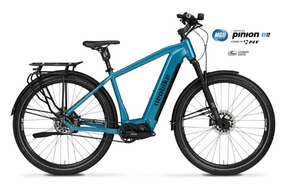 Komfortabler Sattel und ergonomischer Lenker des Neobike MGU im Fokus