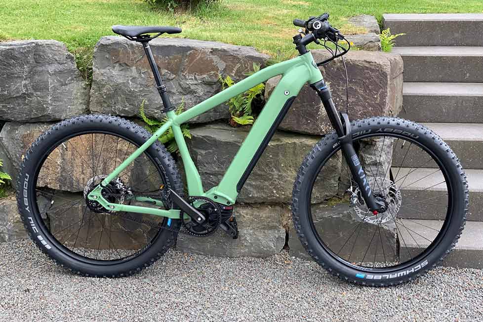 Nahaufnahme des Neodrives Antriebs am Neobike MGU für starke Leistung